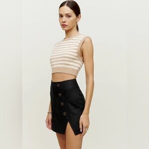 Reformation Taylor Linen Skirt